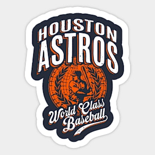 Vintage ASTROS World Class Baseball Sticker